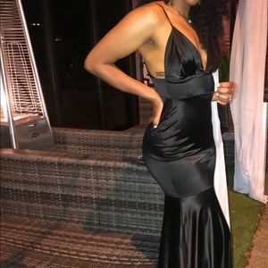 windsor black mermaid dress